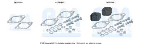 Монтажен комплект, изпускателна система BM CATALYSTS FK50098