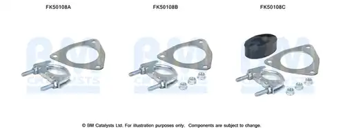 Монтажен комплект, изпускателна система BM CATALYSTS FK50108