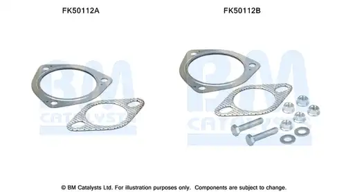 Монтажен комплект, изпускателна система BM CATALYSTS FK50112