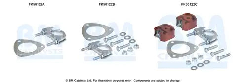 Монтажен комплект, изпускателна система BM CATALYSTS FK50122