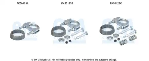 Монтажен комплект, изпускателна система BM CATALYSTS FK50123