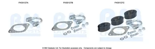 Монтажен комплект, изпускателна система BM CATALYSTS FK50127