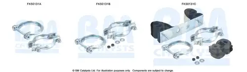 Монтажен комплект, изпускателна система BM CATALYSTS FK50131