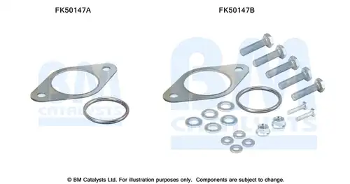 Монтажен комплект, изпускателна система BM CATALYSTS FK50147