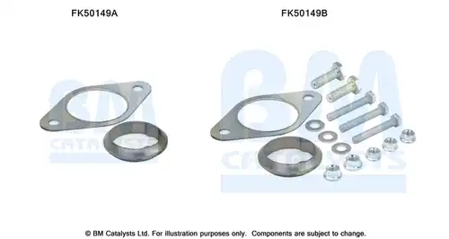 Монтажен комплект, изпускателна система BM CATALYSTS FK50149