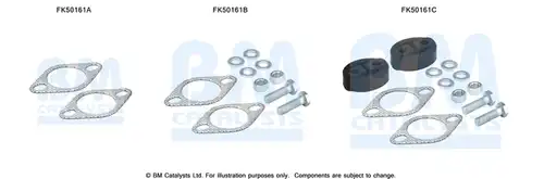 Монтажен комплект, изпускателна система BM CATALYSTS FK50161