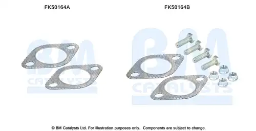 Монтажен комплект, изпускателна система BM CATALYSTS FK50164
