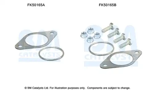 Монтажен комплект, изпускателна система BM CATALYSTS FK50165