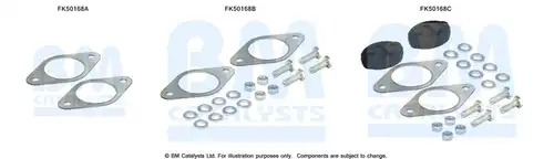 Монтажен комплект, изпускателна система BM CATALYSTS FK50168