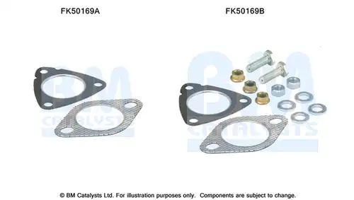 Монтажен комплект, изпускателна система BM CATALYSTS FK50169