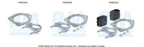 Монтажен комплект, изпускателна система BM CATALYSTS FK50181