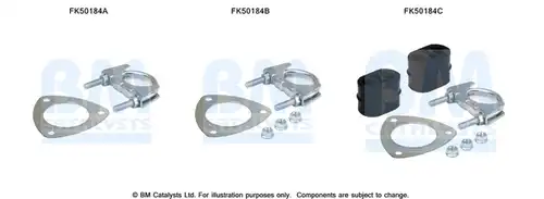 Монтажен комплект, изпускателна система BM CATALYSTS FK50184