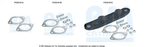 Монтажен комплект, изпускателна система BM CATALYSTS FK50191