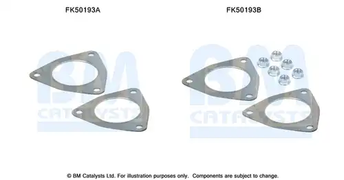 Монтажен комплект, изпускателна система BM CATALYSTS FK50193