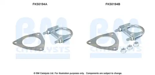 Монтажен комплект, изпускателна система BM CATALYSTS FK50194
