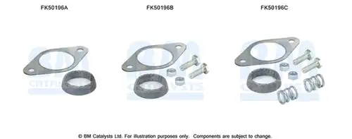 Монтажен комплект, изпускателна система BM CATALYSTS FK50196