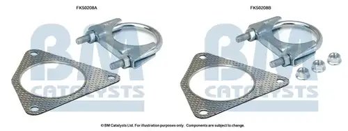 Монтажен комплект, изпускателна система BM CATALYSTS FK50208