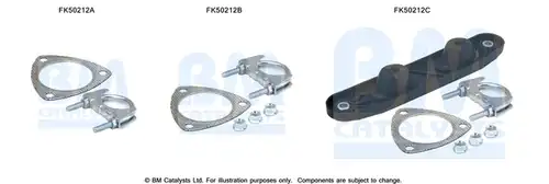 Монтажен комплект, изпускателна система BM CATALYSTS FK50212