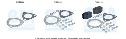 Монтажен комплект, изпускателна система BM CATALYSTS FK50213