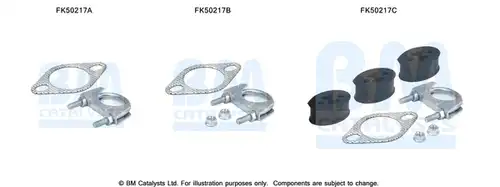 Монтажен комплект, изпускателна система BM CATALYSTS FK50217