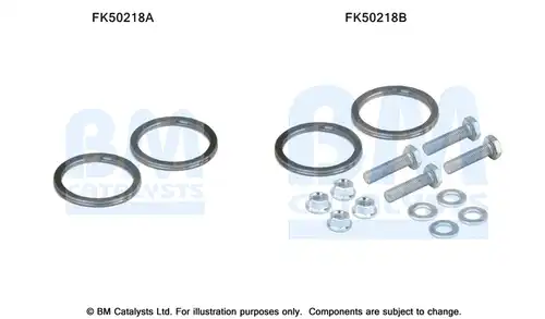 Монтажен комплект, изпускателна система BM CATALYSTS FK50218