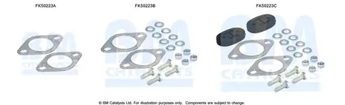 Монтажен комплект, изпускателна система BM CATALYSTS FK50223