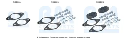 Монтажен комплект, изпускателна система BM CATALYSTS FK50232