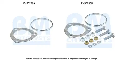 Монтажен комплект, изпускателна система BM CATALYSTS FK50236