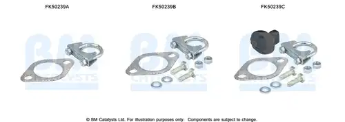 Монтажен комплект, изпускателна система BM CATALYSTS FK50239