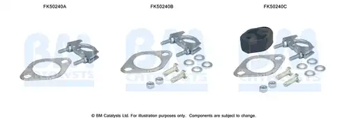 Монтажен комплект, изпускателна система BM CATALYSTS FK50240