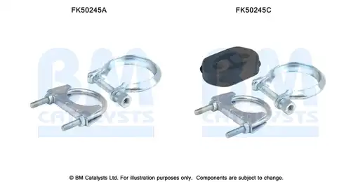 Монтажен комплект, изпускателна система BM CATALYSTS FK50245