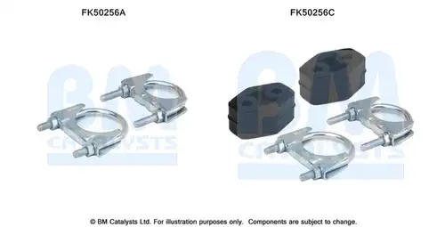 Монтажен комплект, изпускателна система BM CATALYSTS FK50256