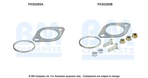 Монтажен комплект, изпускателна система BM CATALYSTS FK50260