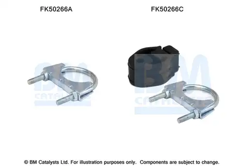 Монтажен комплект, изпускателна система BM CATALYSTS FK50266
