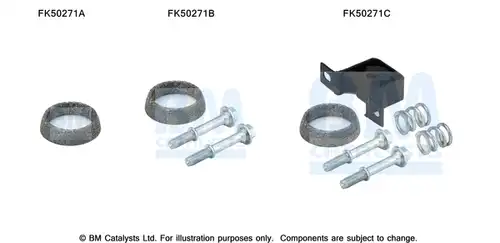 Монтажен комплект, изпускателна система BM CATALYSTS FK50271