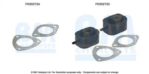 Монтажен комплект, изпускателна система BM CATALYSTS FK50273