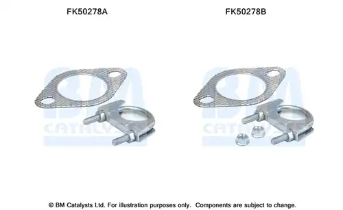 Монтажен комплект, изпускателна система BM CATALYSTS FK50278