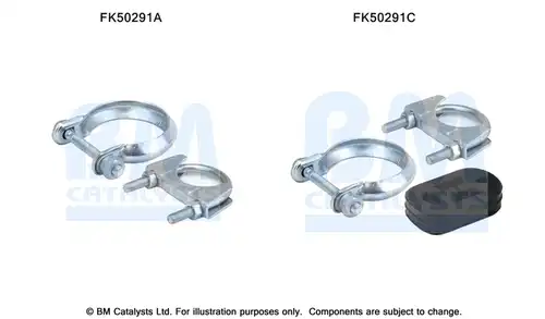 Монтажен комплект, изпускателна система BM CATALYSTS FK50291