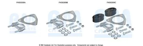 Монтажен комплект, изпускателна система BM CATALYSTS FK50309