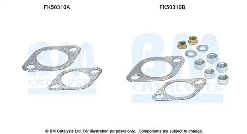 Монтажен комплект, изпускателна система BM CATALYSTS FK50310