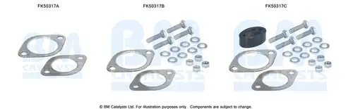 Монтажен комплект, изпускателна система BM CATALYSTS FK50317