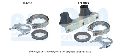 Монтажен комплект, изпускателна система BM CATALYSTS FK50319