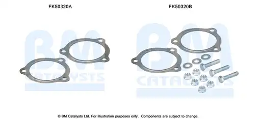 Монтажен комплект, изпускателна система BM CATALYSTS FK50320