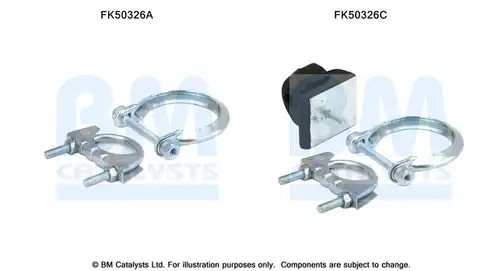 Монтажен комплект, изпускателна система BM CATALYSTS FK50326