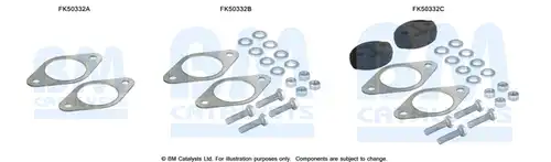 Монтажен комплект, изпускателна система BM CATALYSTS FK50332