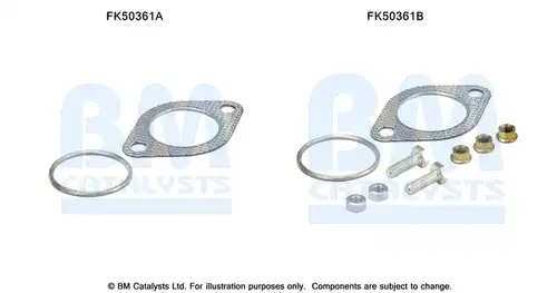 Монтажен комплект, изпускателна система BM CATALYSTS FK50361