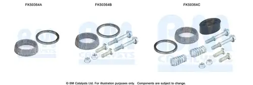 Монтажен комплект, изпускателна система BM CATALYSTS FK50364