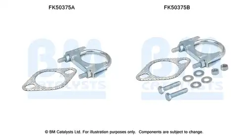 Монтажен комплект, изпускателна система BM CATALYSTS FK50375
