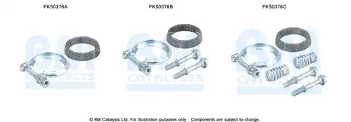 Монтажен комплект, изпускателна система BM CATALYSTS FK50376