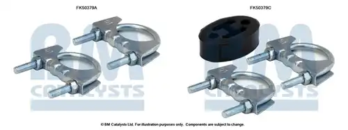 Монтажен комплект, изпускателна система BM CATALYSTS FK50379